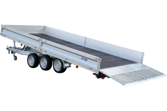 Variant 3563 UX  vippelad trailer, 3 aksler m bladfjedre